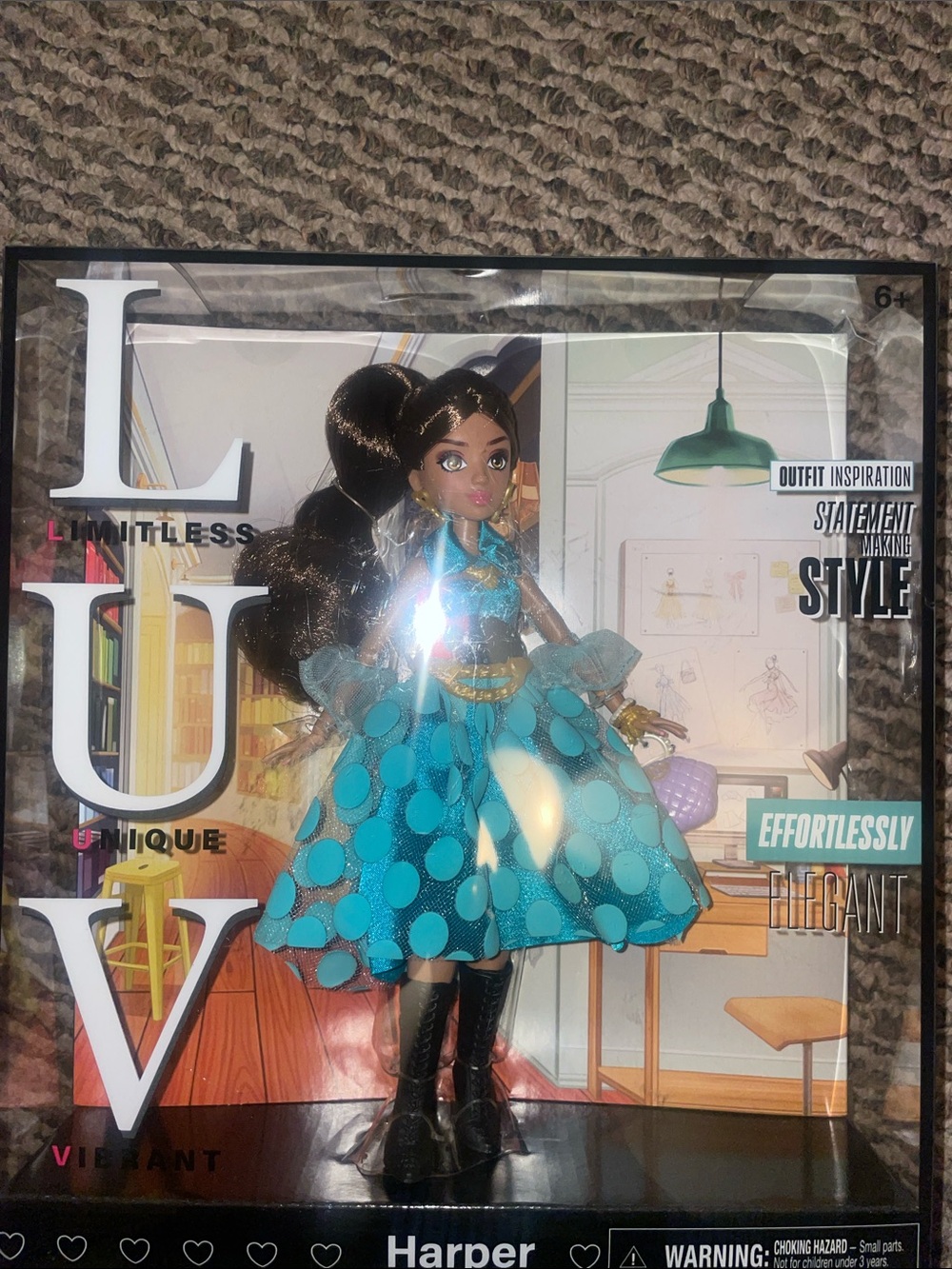 Harper Fashion Barbie doll - Teal Statement Style